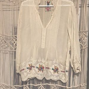 Johnny Was peasant top size M